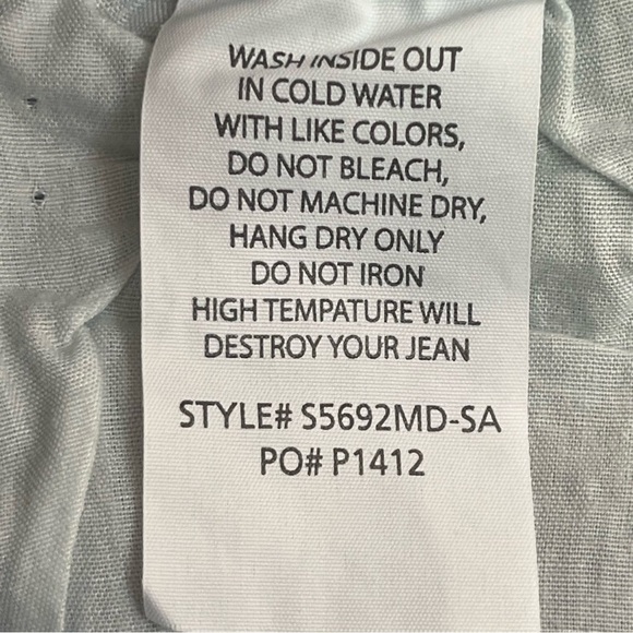 Women’s Juniors Special A Distressed Raw Hem Denim Jean Shorts Size 5 - Picture 9 of 13